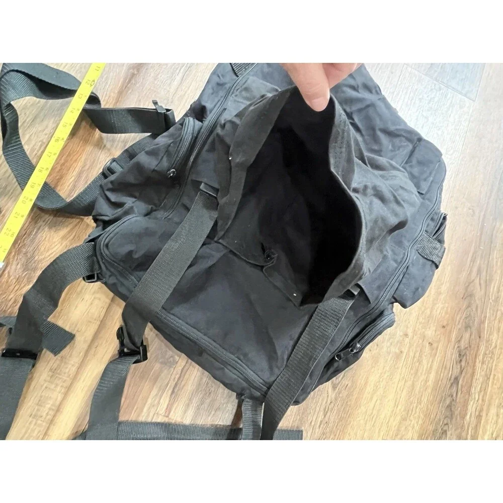 T-Bags Expandable Motorcycle Touring Luggage Bag Black Made USA Travel Bag